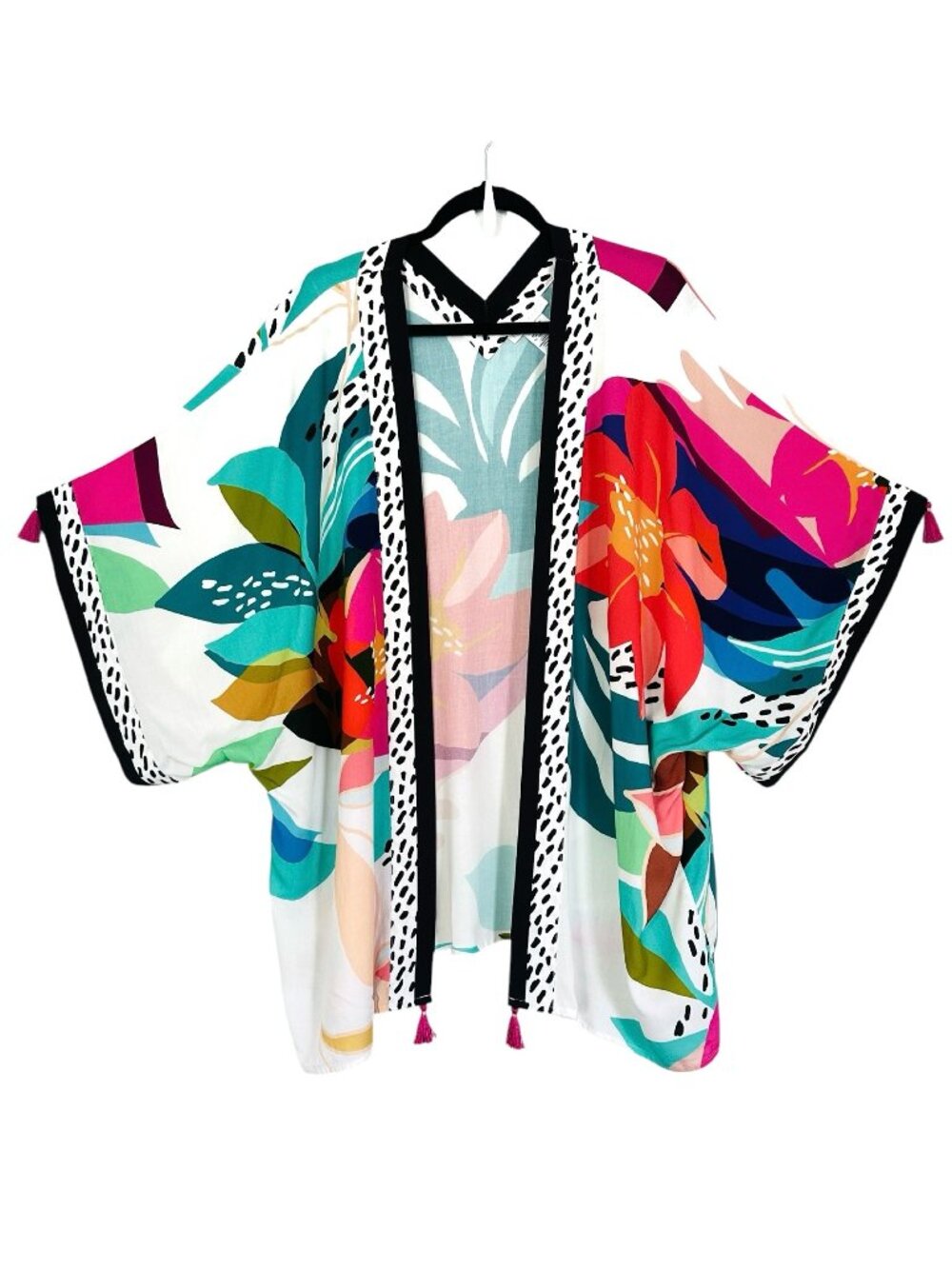 La Blanca Eclectic Shore Kimono Cover Up